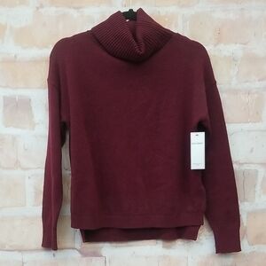 Fable Maroon Turtleneck Sweater